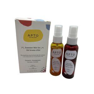 APTO Womens Skincare Summer Mist Set Kit of 2 New